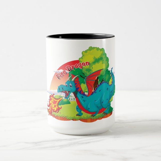 Fire Dragon Mug (Center)