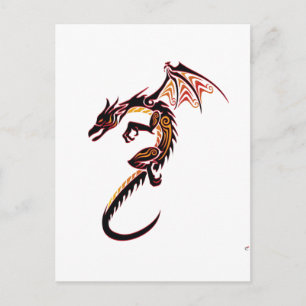 Fire Dragon Postcard