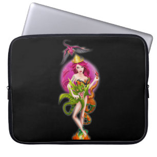 Fire Dragon Princess Laptop Sleeve