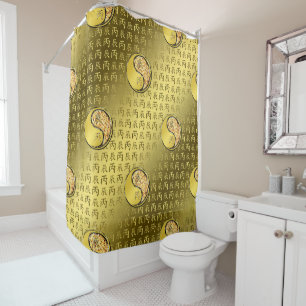 Fire Dragon Shower Curtain