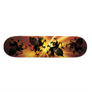 fire dragon Skateboard