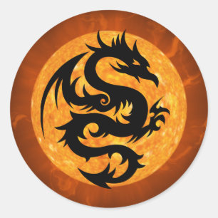 fire dragon stickers