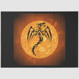 fire dragon tissue paper