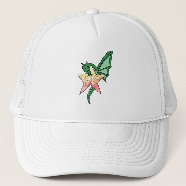 Fire Dragon Trucker Hat (Front)