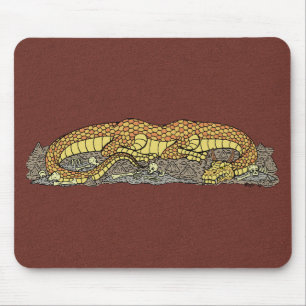 Fire Drake at Rest Mouse Pad