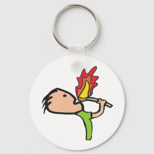 Fire Eating Key Ring