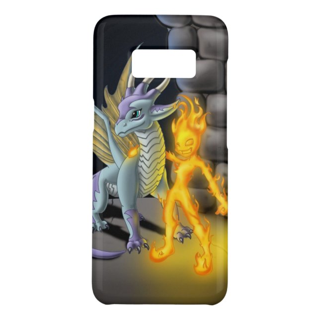 Fire Element and Dragon Case-Mate Samsung Galaxy Case (Back)