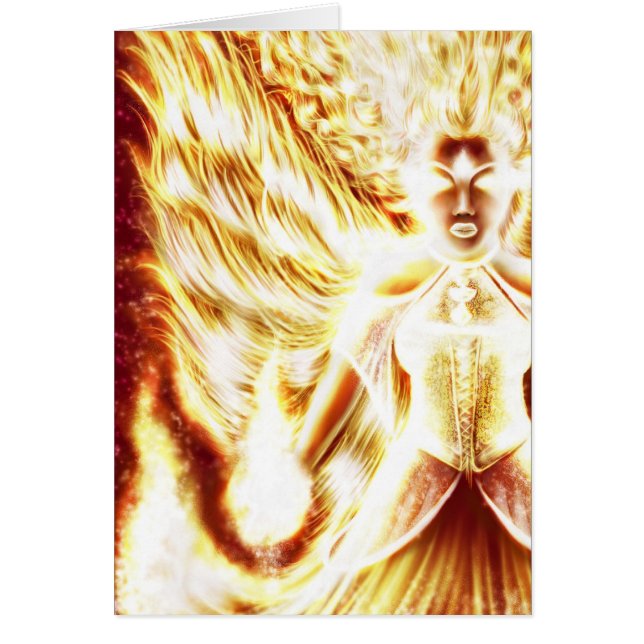 Fire Elemental Card by Nellis Eketorp (Front)