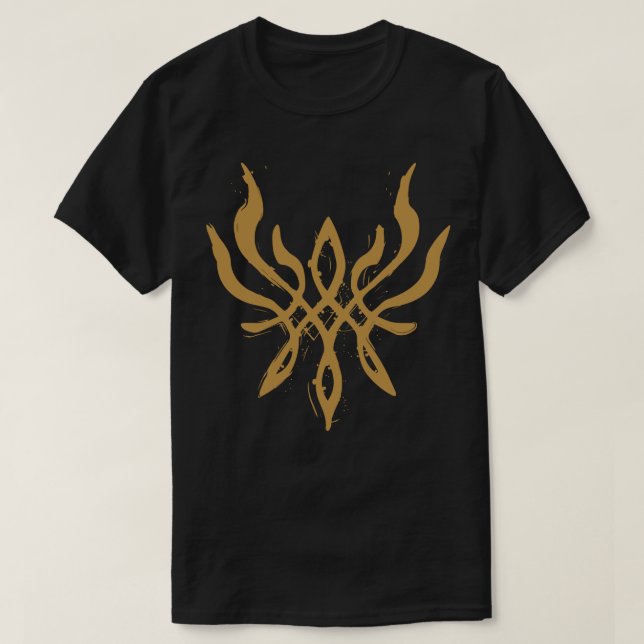 Fire Emblem Three Houses Byleth Crest of Flames Bl T-Shirt (Design Front)