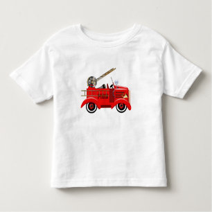 Fire Engine "add your own Name" Toddler T-Shirt