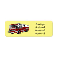 Fire engine cartoon illustration