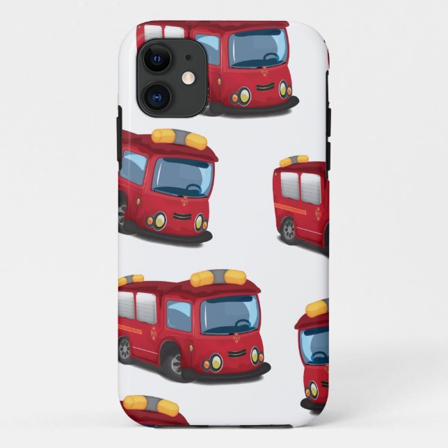Fire Engine Case-Mate iPhone Case (Back)
