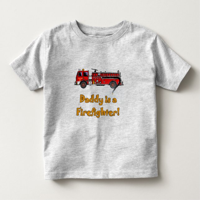 Fire Engine Daddy Firefighter T-shirts and Gifts (Front)