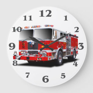 Fire Engine for Round-Large-Wall-Clock Large Clock