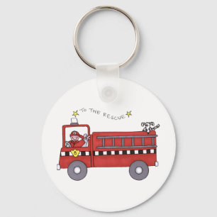 Fire Engine Key Ring