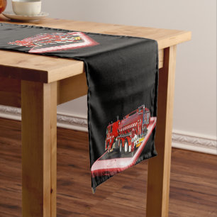 Fire Engine Popout Art, Short Table Runner