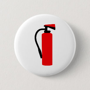 Fire extinguisher 6 cm round badge