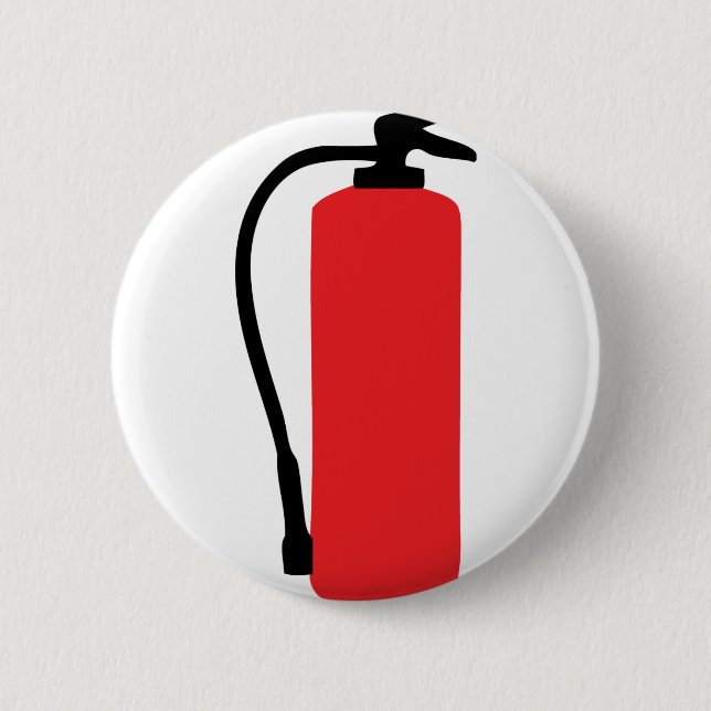 fire extinguisher 6 cm round badge (Front)