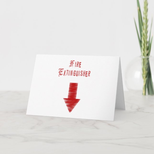 Fire Extinguisher Card (Front)