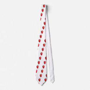 Fire extinguisher on white tie