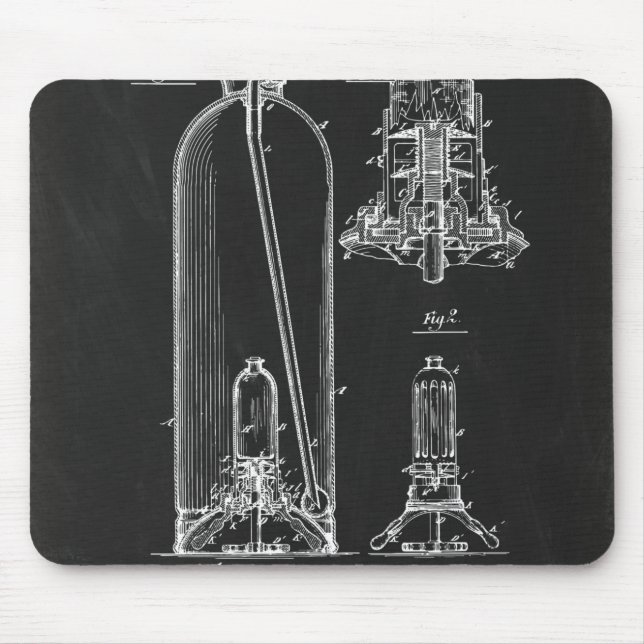 Fire extinguisher, patent mouse pad (Front)