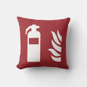 Fire Extinguisher Safety Sign Cushion