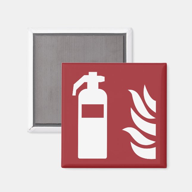 Fire Extinguisher Safety Sign Magnet (Front/Back)