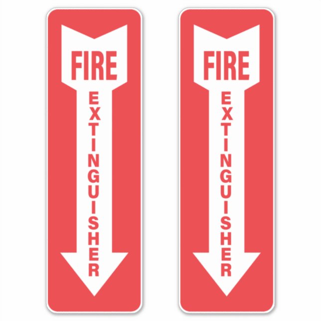 Fire Extinguisher Sign Pack Of 2 (Front)