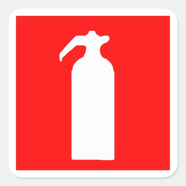 Fire Extinguisher Stickers / Labels (Front)