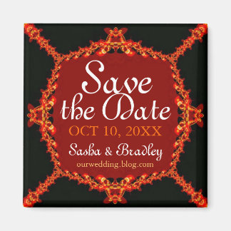 Fire Fairy Save the Date Magnet