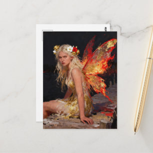 Fire Fairy With Attitude Postcard