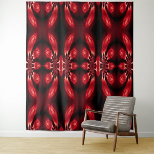 Fire Feather Dream Catcher Red 6 Tapestry
