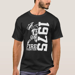 Fire Fighter 1975 48 Years Fire Brigade 48th Birth T-Shirt