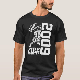 Fire Fighter 2009 14 Years Fire Brigade 14th Birth T-Shirt