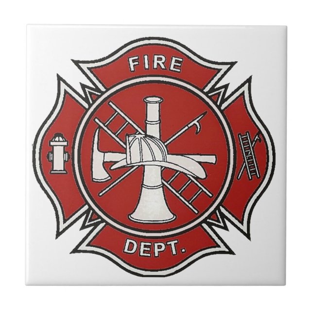 Fire Fighter Badge Tile (Front)