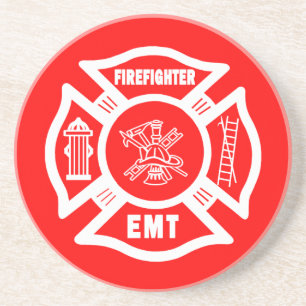 Fire Fighter EMT Coaster