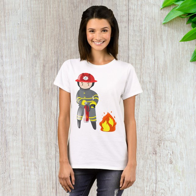 Fire Fighter Extinguisher T-Shirt (Creator Uploaded)