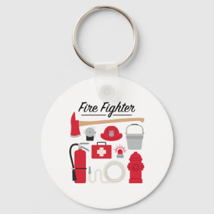 Fire Fighter Key Ring