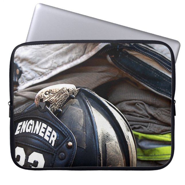 Fire Fighter Laptop Sleeve (Front)