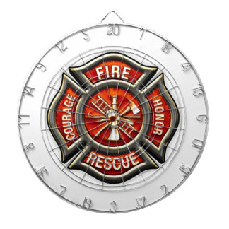 Fire Fighter Maltese Cross Dart Board