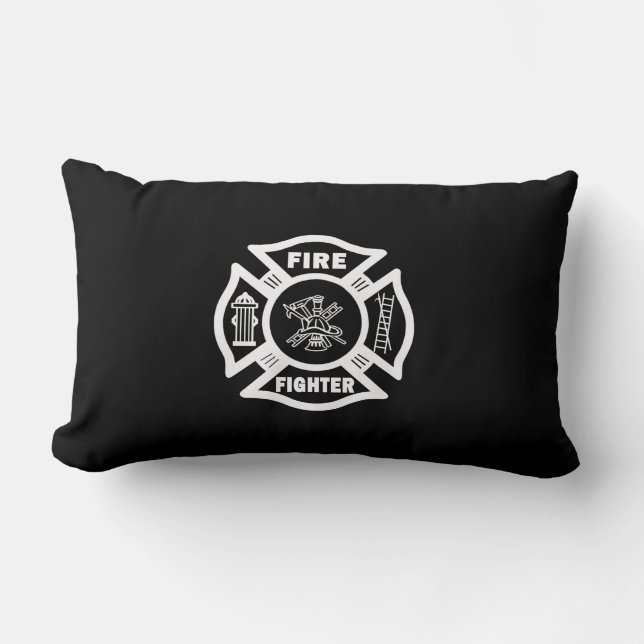 Fire Fighter Maltese Lumbar Cushion (Front)
