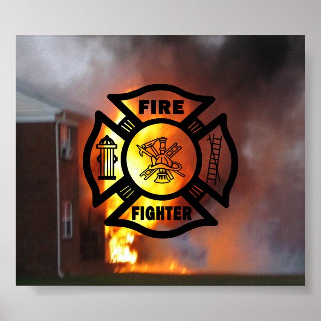 Fire Fighter Maltese Poster (Front)