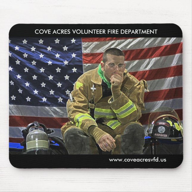 Fire Fighter Mouse Pad (Front)