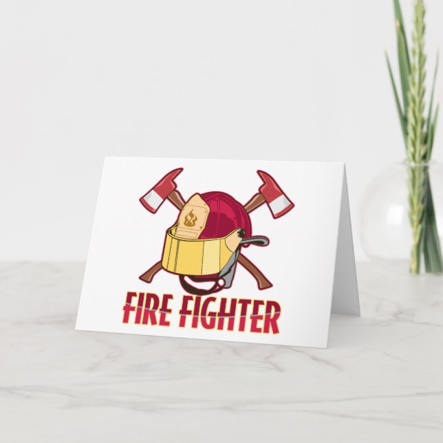 Fire Fighter Tribute Card (Front)