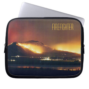 Fire Firefighter Laptop Sleeve