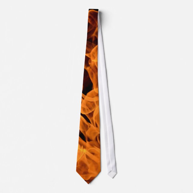 Fire Flame Fireman Tie (Front)