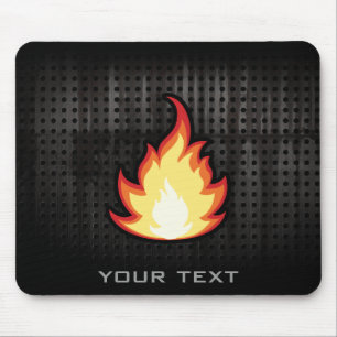Fire Flame; Rugged Mouse Pad