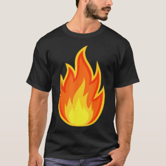 Fire Flame Shirt Adult Kids Men Women Fire Flame C