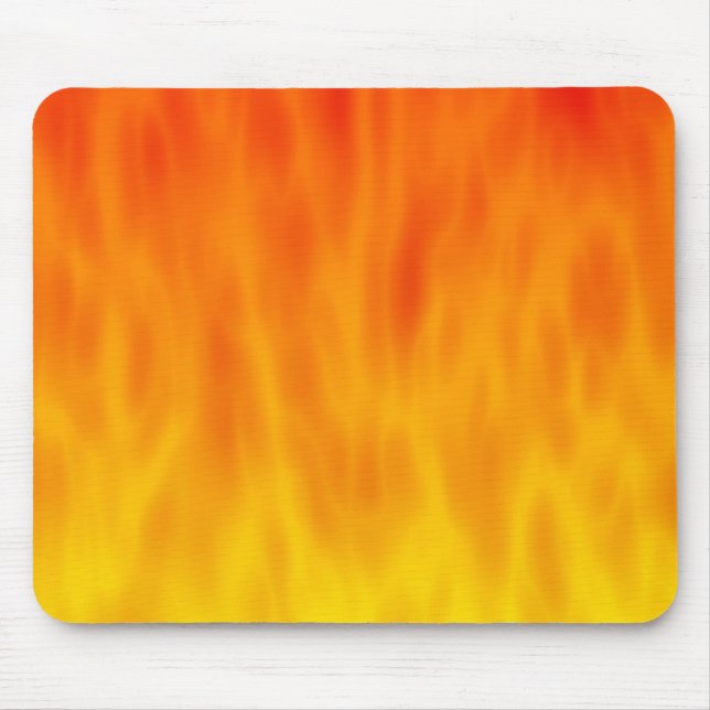 Fire / Flames Artwork: Mouse Pad (Front)