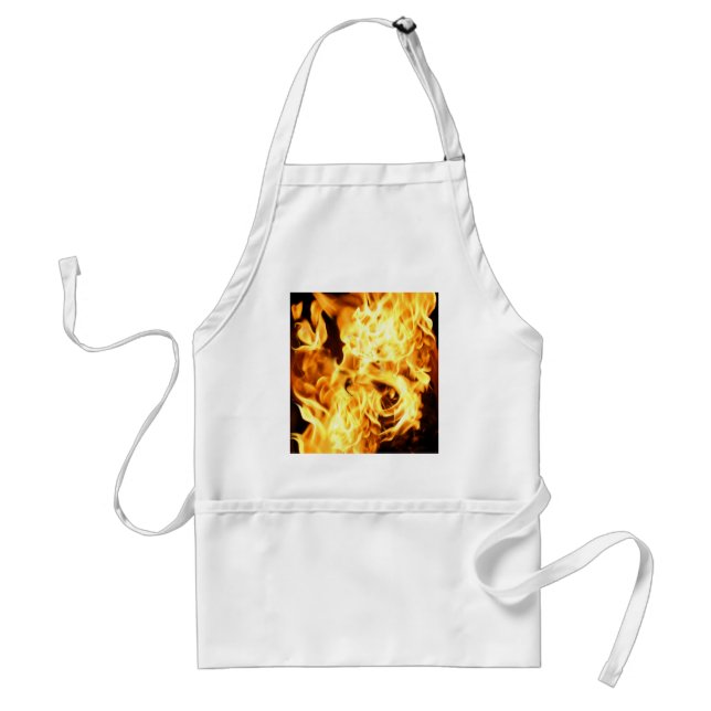 Fire & Flames Burning Fiery Gift Design Standard Apron (Front)